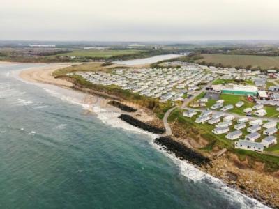 New Sea View Platinum Caravan With Huge Decking Ньюкасл-апон-Тайн Экстерьер фото